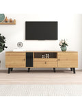 Aparador de Madera con Estantes y Cajon, Mueble Multifuncion para Pasillo, Dormitorio o Sala de Estar