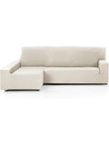 Funda para Chaise Longue con Brazo Izquierdo en Color Marfil